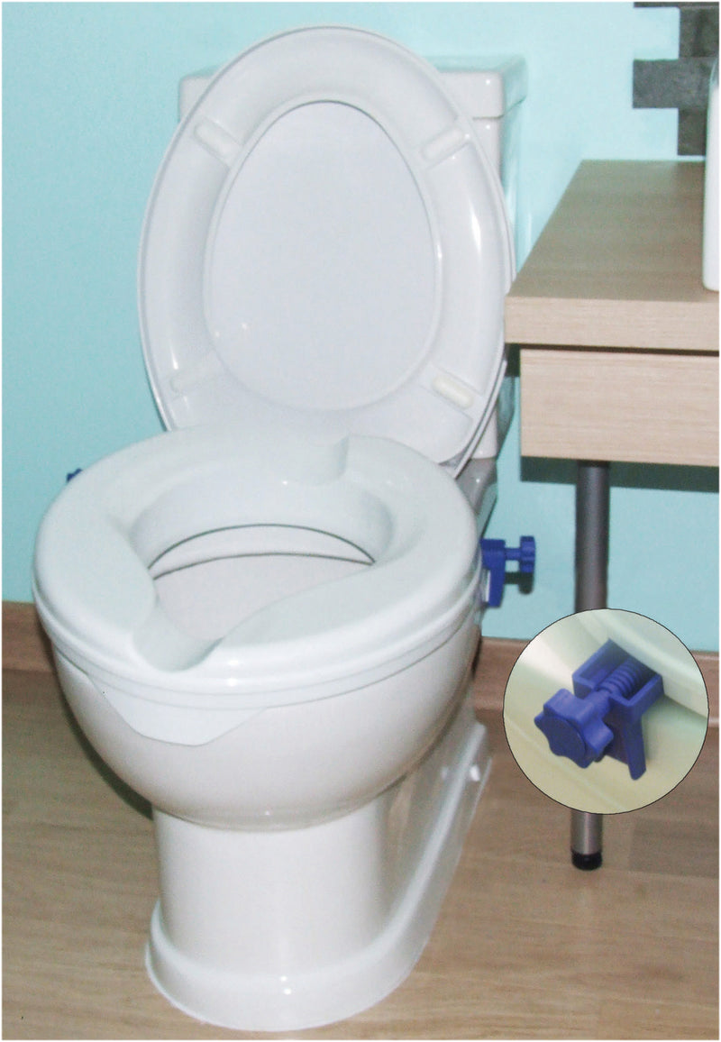 Senator Plastic Raised Toilet Seat 4" / 100mm depth (no lid)