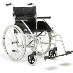Deluxe Lightweight Self Propelled Aluminium Silver Wheelchair