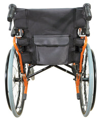 Aidapt Deluxe Lightweight Self Propelled Aluminium Orange Wheelchair