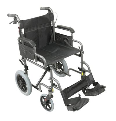 Deluxe Attendant Propelled Steel Wheelchair