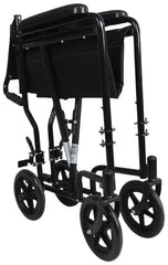 Steel Compact Transport Wheelchair