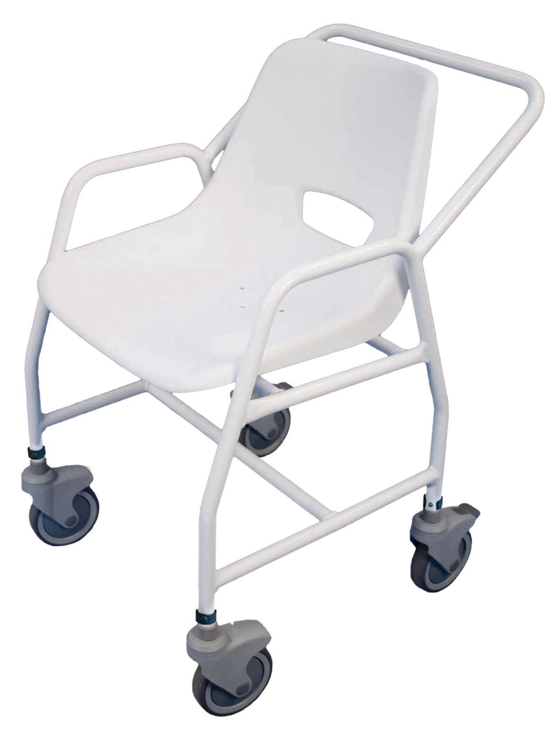 Hythe Mobile Shower Chair with Castors - Fixed Height