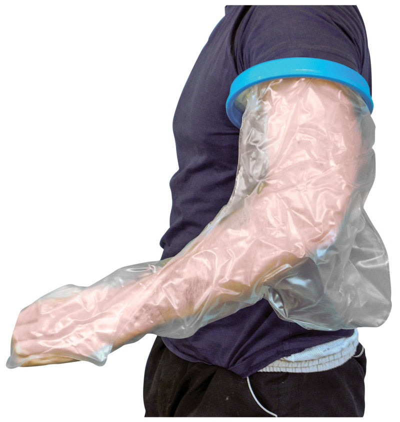 Waterproof Cast and Bandage Protector for use whilst Showering/Bathing (Adult-Long Arm)