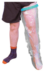 Waterproof Cast and Bandage Protector for use whilst Showering/Bathing (Adult-Long Leg)