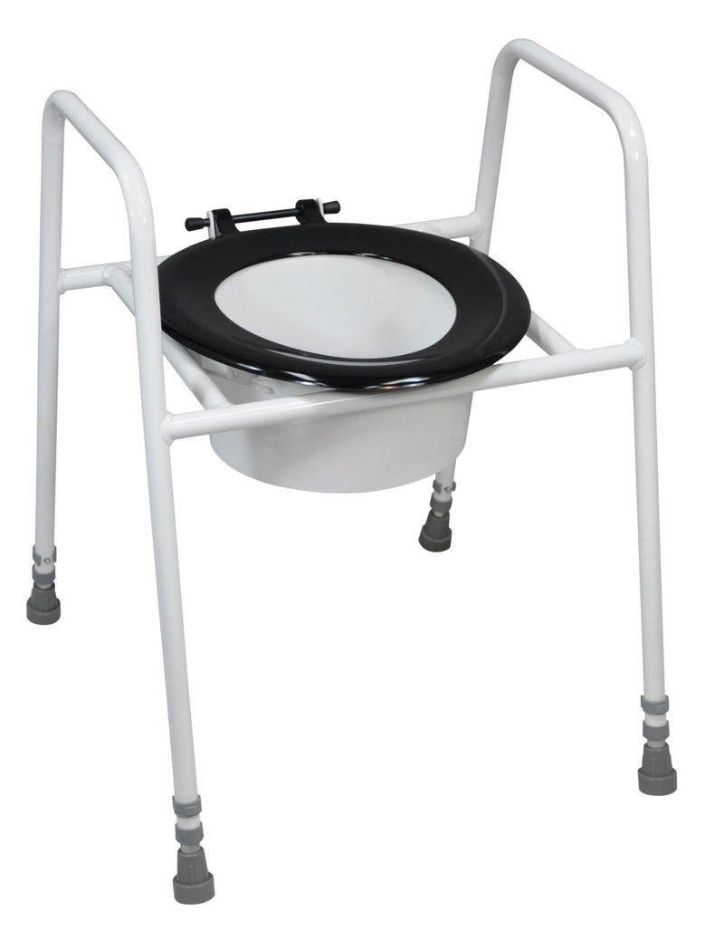 Solo Skandia Combined Bariatric Raised Toilet Seat and Frame