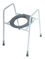 Solo Skandia Raised Toilet Seat and Frame with Clip on Seat