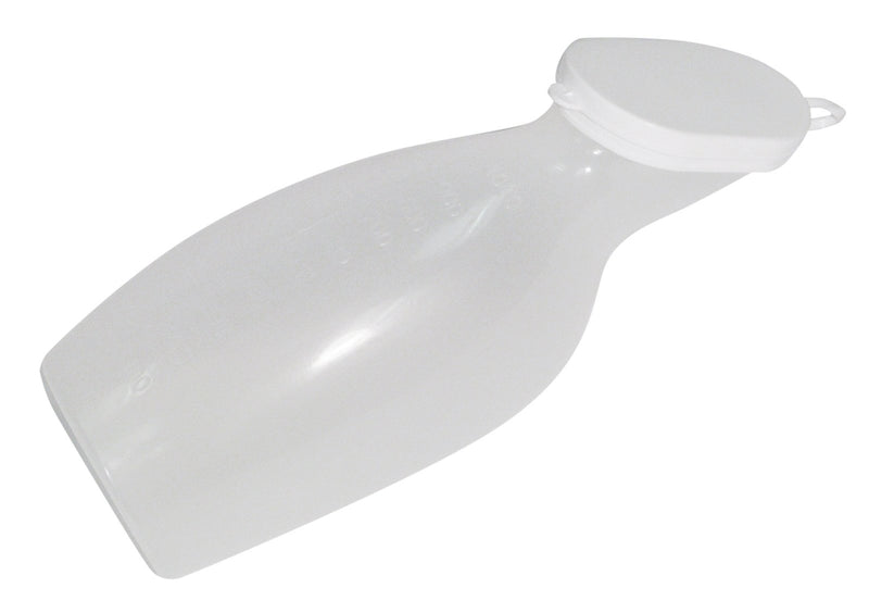 Female Portable Urinal With Lid Packing Poly Bag