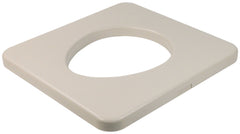 Replacement Plastic Seat For The Linton & Lenham Mobile Commode Grey