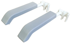 Pair of replacement padded armrests for the Bewl shower commode chair