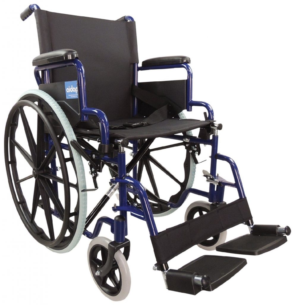 Self Propelled Steel Transit Chair