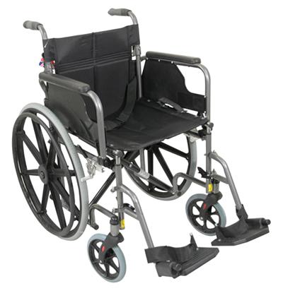 Deluxe Self Propelled Steel Wheelchair