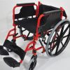 Deluxe Lightweight Self Propelled Aluminium Red Wheelchair