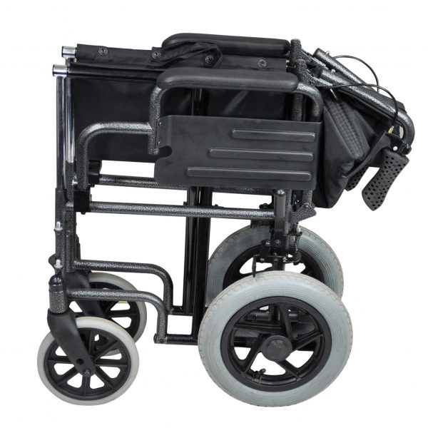 Deluxe Attendant Propelled Steel Wheelchair