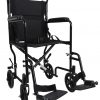 Steel Compact Transport Wheelchair