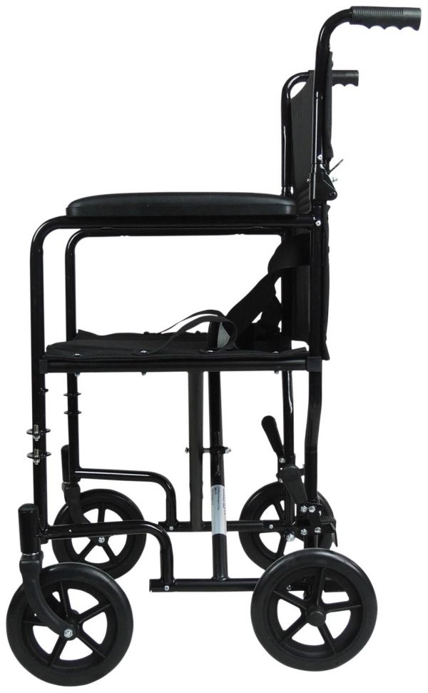 Steel Compact Transport Wheelchair