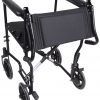 Steel Compact Transport Wheelchair