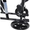 Steel Compact Transport Black Wheelchair