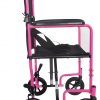 Steel Compact Transport Pink Wheelchair