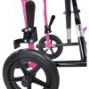 Steel Compact Transport Pink Wheelchair