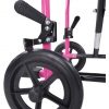 Steel Compact Transport Pink Wheelchair