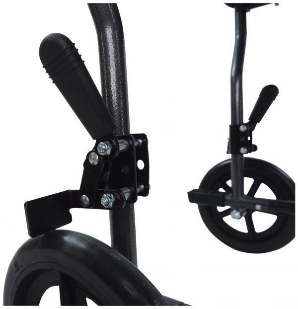 Aluminium Compact Transport Black Wheelchair