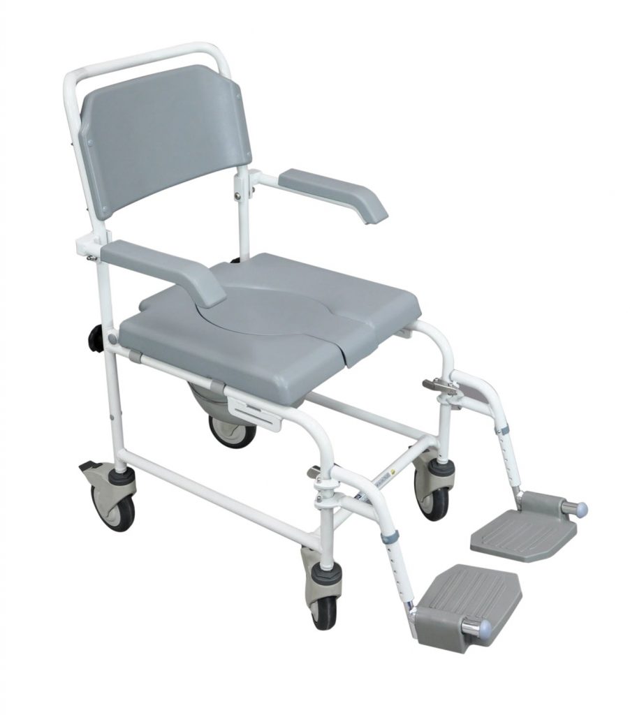 Bewl Attendant Propelled Shower Commode Chair