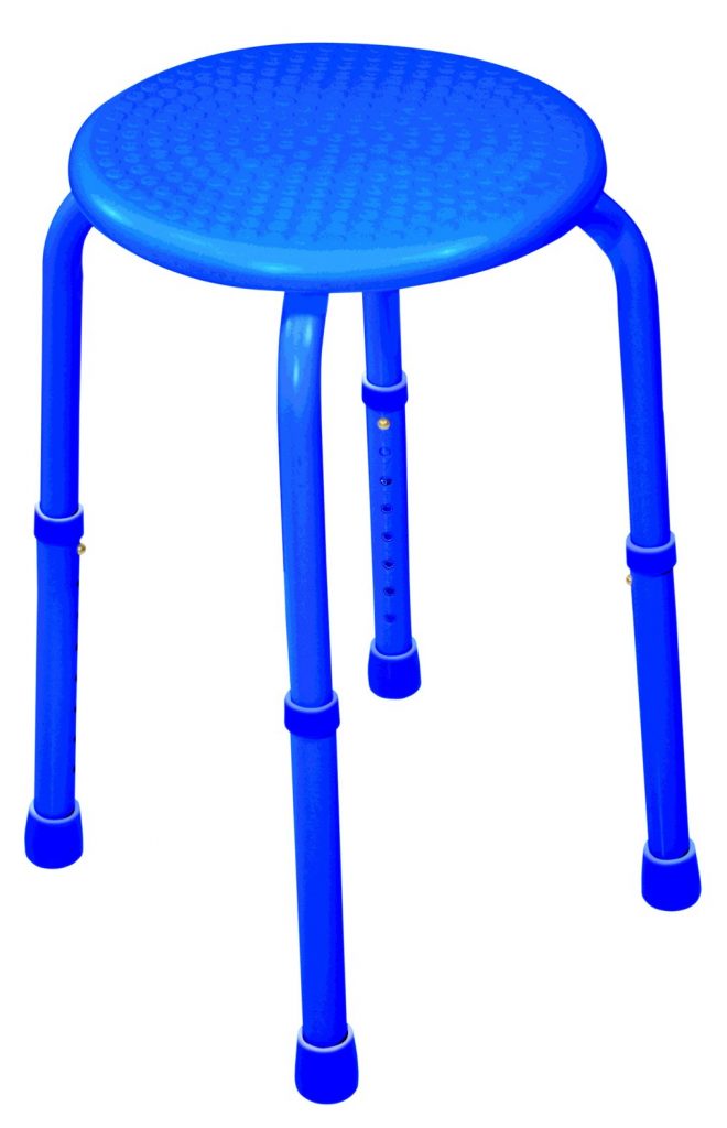 Multi-Purpose Adjustable Stool Blue