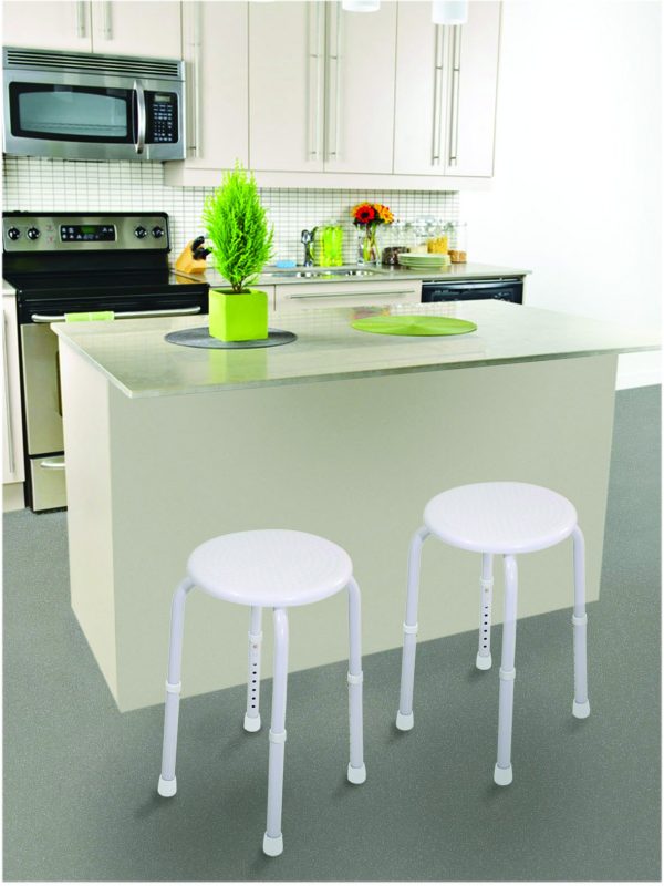 Multi-Purpose Adjustable Stool White