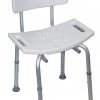 Shower Stool with Back