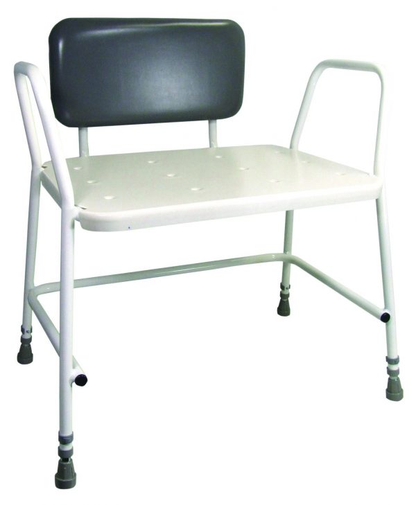 Portland Heavy Duty Height Adjustable Shower Stool- Standard