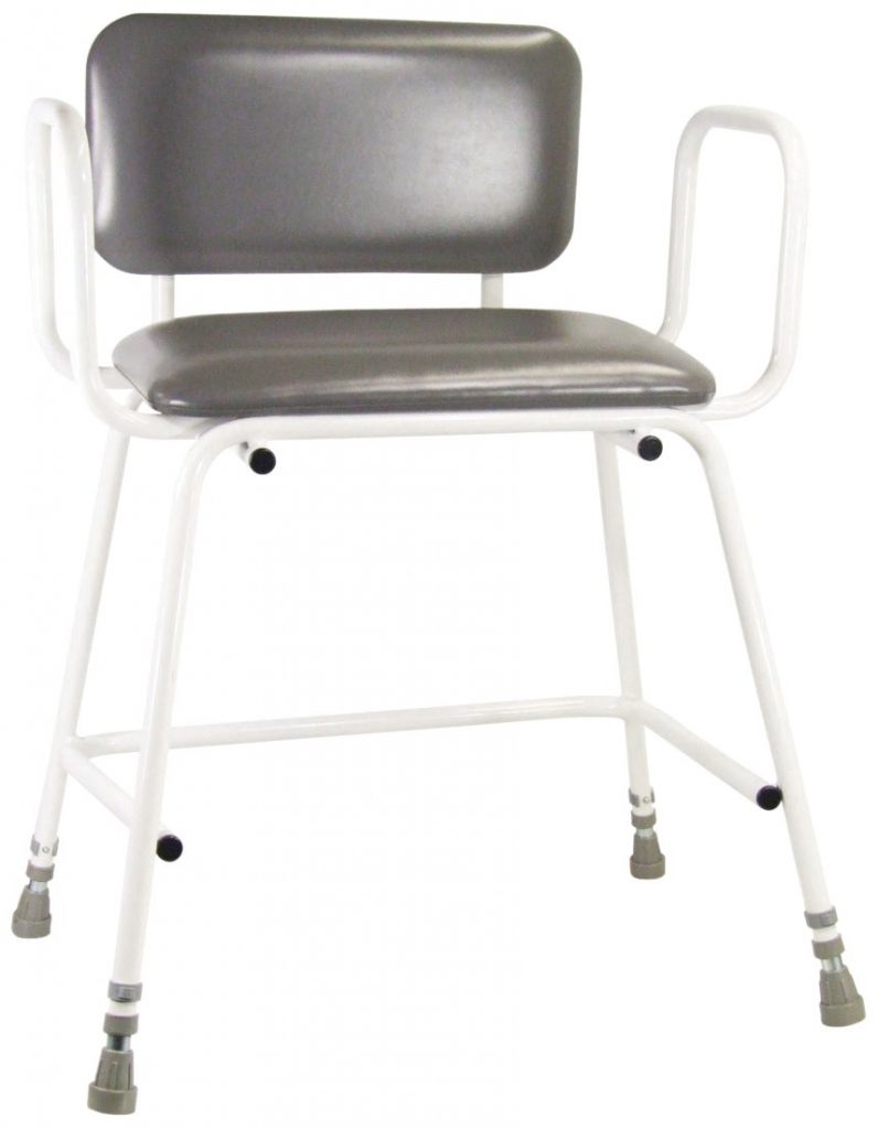 Torbay Bariatric Perching Stool- Padded Back