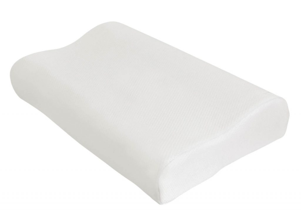 Cooling Gel Comfort Memory Foam Contour Pillow with Removable Soft Air Knit Fabric