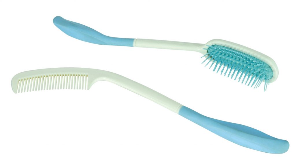 Long-Handled Brush and Comb Set