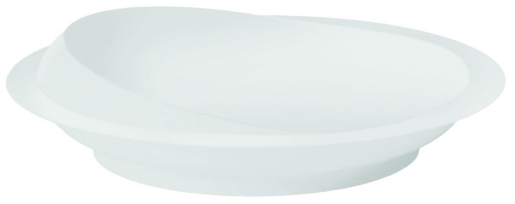 Scoop Plate White