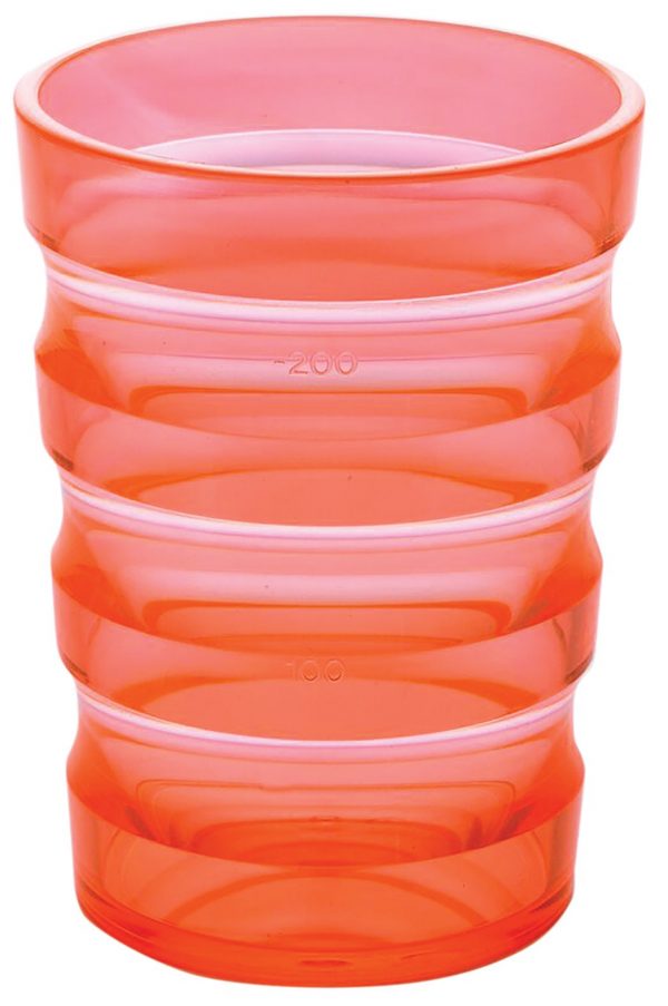 Sure Grip Mug with Cap (Small Hole) Orange