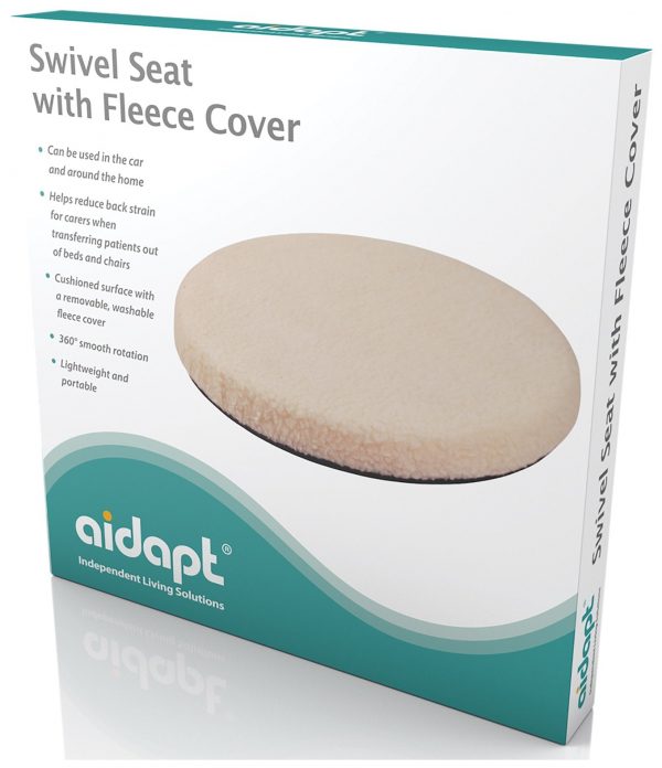 Revolving Swivel Seat with Fleece Cover