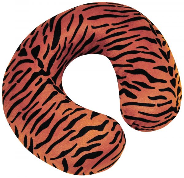 Memory Foam Neck Cushion Brown Tiger