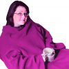 Sleeved Fleece Blanket Pink