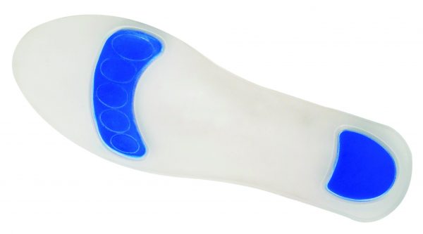 Full Length Medical Grade Silicone Insoles (Pair) Small