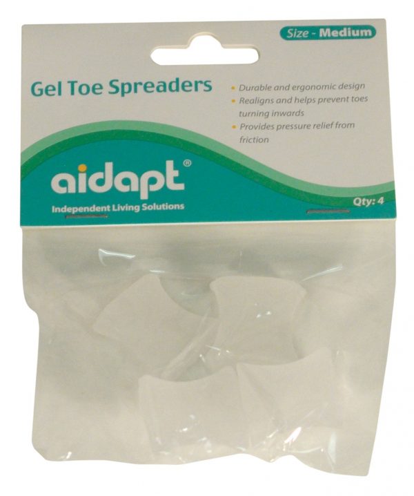 Gel Toe Spreaders Pack of 4 Medium