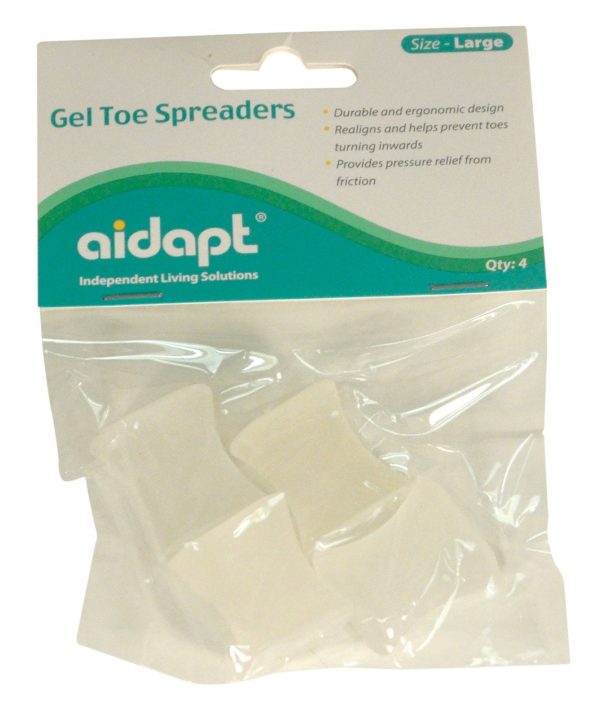 Gel Toe Spreaders Pack of 4 Large