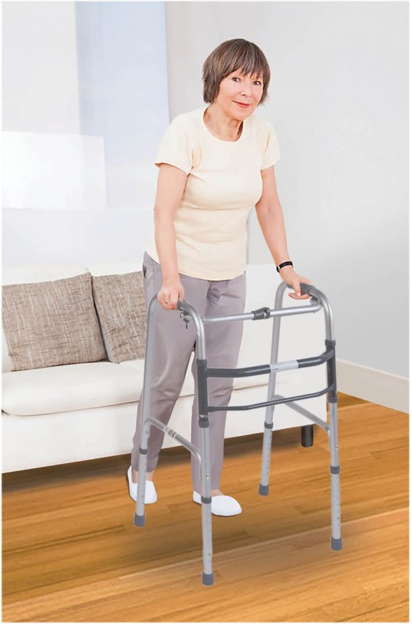 Folding Walking Frame-Unwheeled