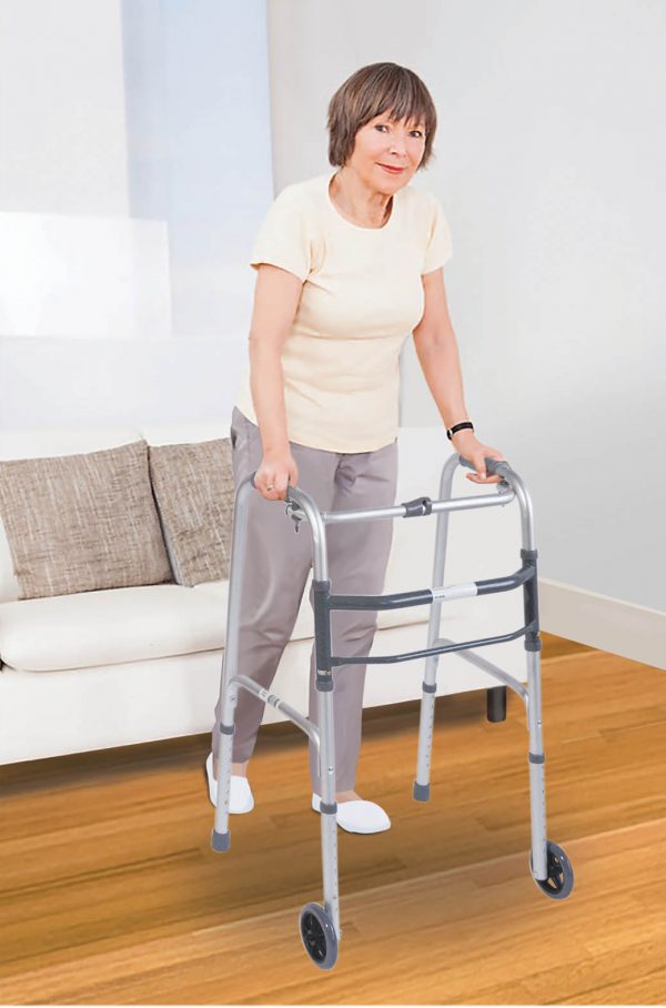 Folding Walking Frame -Wheeled