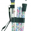 Deluxe Folding Walking Cane Japanese White