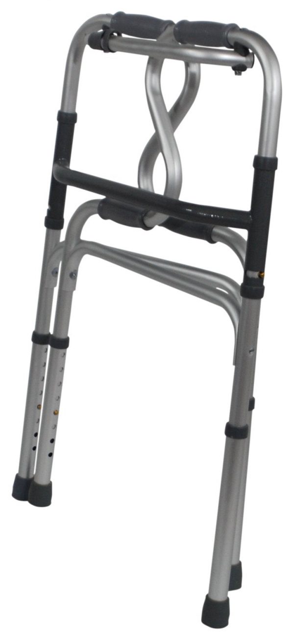 Dual Riser Deluxe Folding Walking Frame