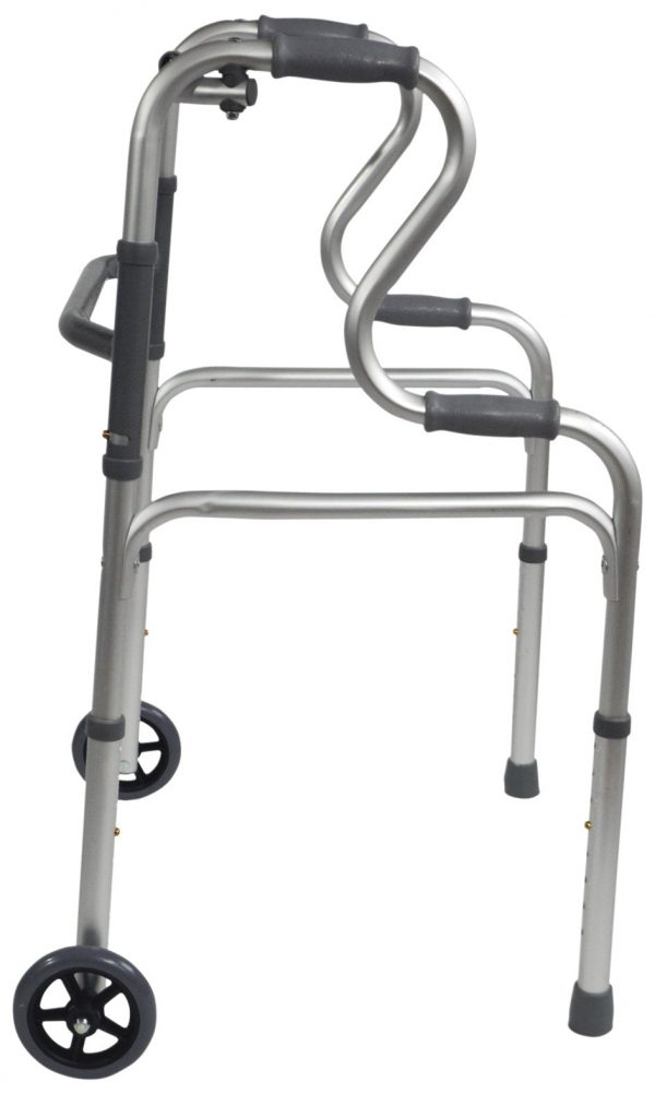 Dual Riser Deluxe Folding Walking Frame