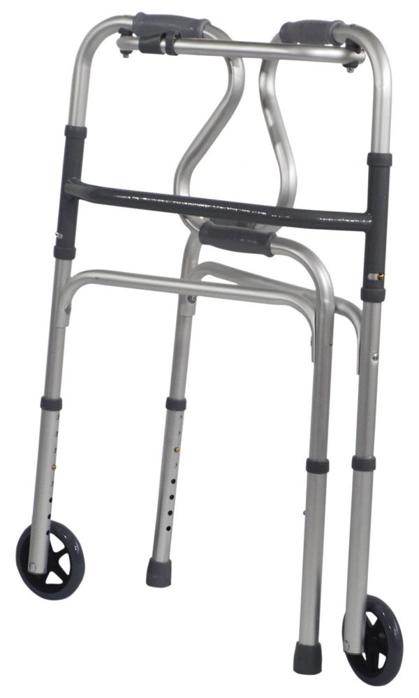 Dual Riser Deluxe Folding Walking Frame