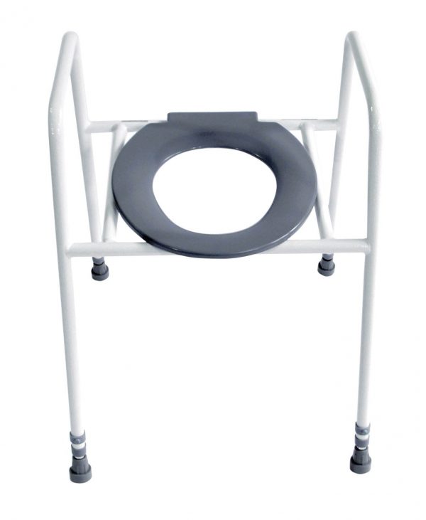 Solo Skandia Combined Bariatric Raised Toilet Seat and Frame