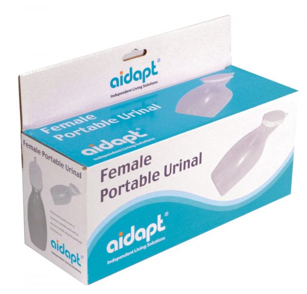 Female Portable Urinal With Lid Packing Colour Boxed