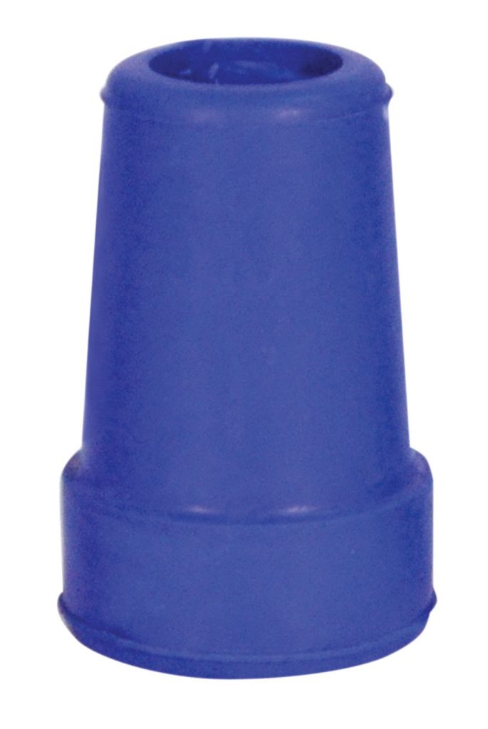 Replacement Crutch Ferrule Blue 19mm